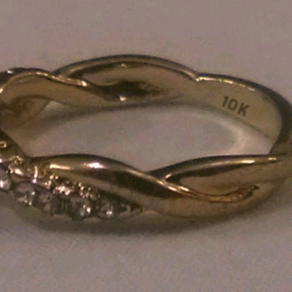 10k gold ring diamond ring